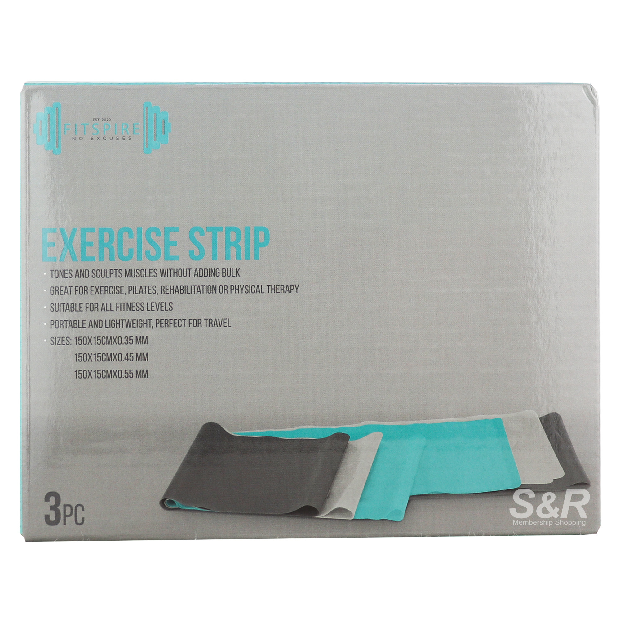 Fitspire Exercise Strip 3pcs